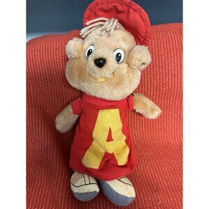 Vintage Alvin And The Chipmunks Plush 11" 1983 Alvin Character